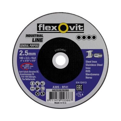 Flexovit Industrial Line Thin Cut - Dunne Doorslijpschijven